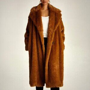 Cozy Tan Teddy Jacket for Women